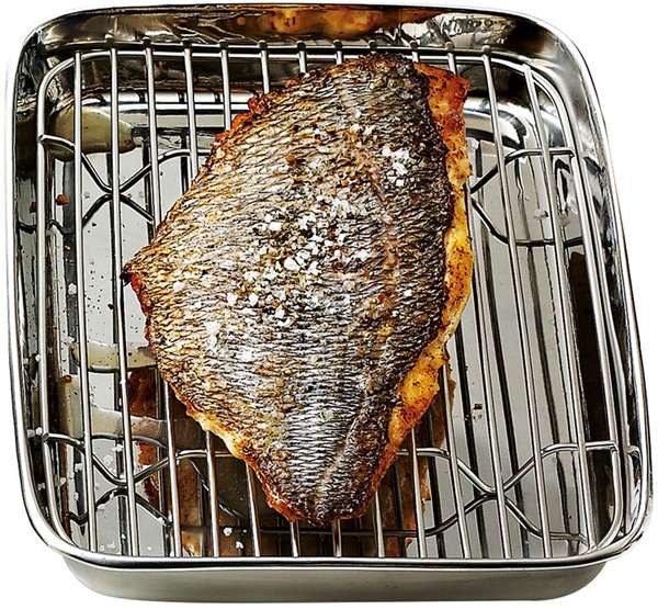 Image de PLAT + GRILLE INOX JAPONAIS (FTS200X150MM)