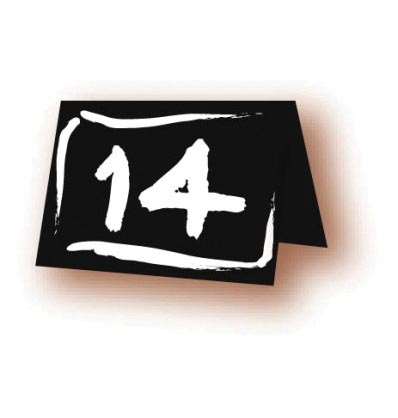 Image de CHEVALETS NUMÉROS DE TABLE N°11 A 20 (FTS.7X5CM)
