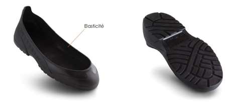 Image de SURCHAUSSURE ANTIGLISSE CAOUTCHOUC EASY GRIP NOIR T.34-36