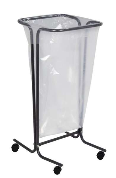 Image de SUPPORT SAC TUBULAIRE SUR ROULETTES TUBAG 110L-GRIS MANGANE