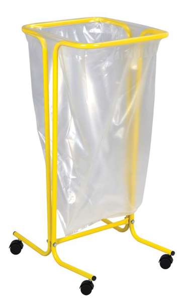 Image de SUPPORT SAC TUBULAIRE SUR ROULETTES TUBAG 110L - JAUNE COLZA