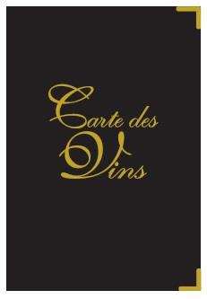 Image de CARTE DES VINS 'ELITE' NOIR (FTS.176X255MM)