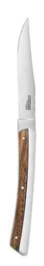 Image de COUTEAU A STEAK 'K2' INOX ET BOIS LONG.225MM