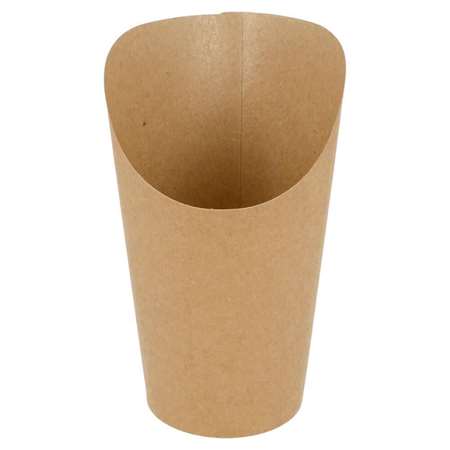 CONTENEUR A FRITES CARTON BRUN (DIAM.85MM H.135MM) X1000