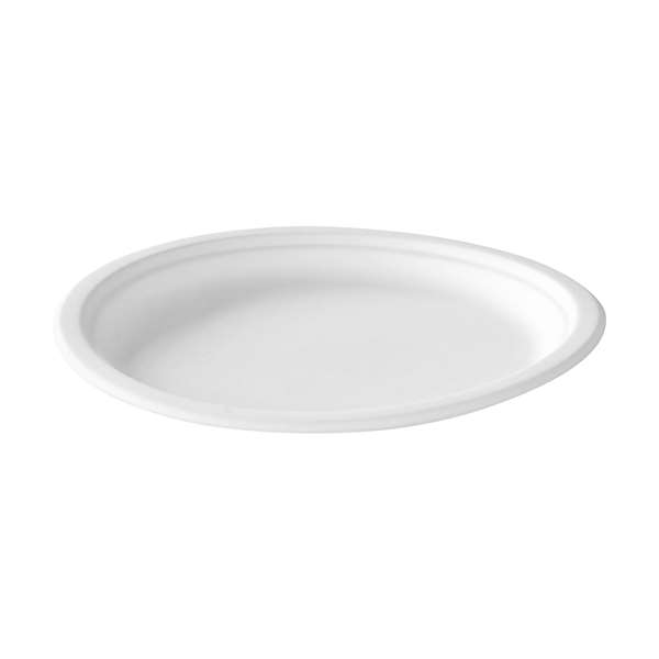 Image de ASSIETTE FIBRE DE CANNE DIAM.260MM X50