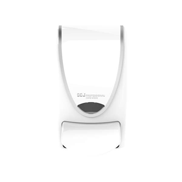 Image de DISTRIBUTEUR SCJ BLANC ET LISERET CHROME 1L