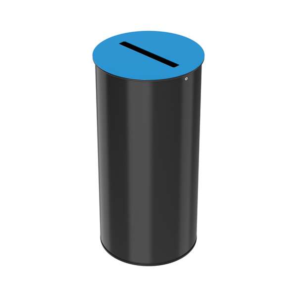 Image de POUBELLE DE TRI SELECTIF 50L NEOTRI GRIS MAGANESE/BLEU CIEL