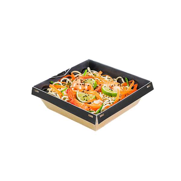 Image de BOITE + COUV CRISTAL LUXIFOOD (FTS180X180X53MM) 1200ML X160
