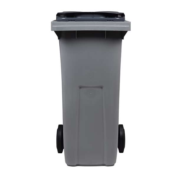 Image de CONTENEUR 2 ROUES SANS BARRE VENTRALE GRIS/GRIS 120L