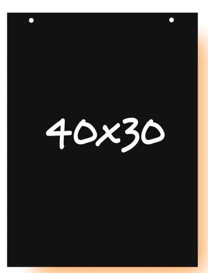 Image de TABLEAU NOIR ARDOISE SANS CARTE (FTS.30X40CM)