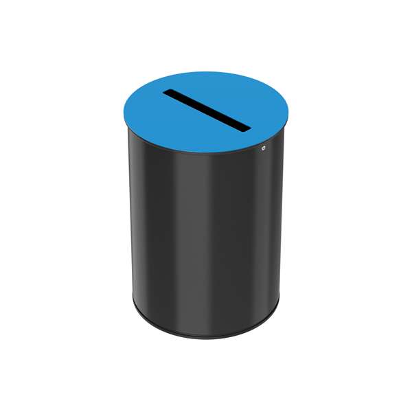 Image de POUBELLE DE TRI SELECTIF 30L NEOTRI GRIS MAGANESE/BLEU CIEL