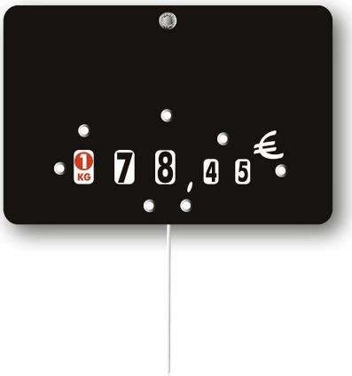 Image de ETIQUETTE ARDOISE 'TOUS COMMERCES' 10.5X7CM PIQUE INOXX10