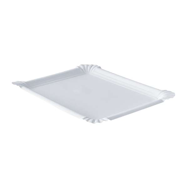 Image de PLATEAU RECTANGULAIRE BLANC (FTS165X200X12MM) X250