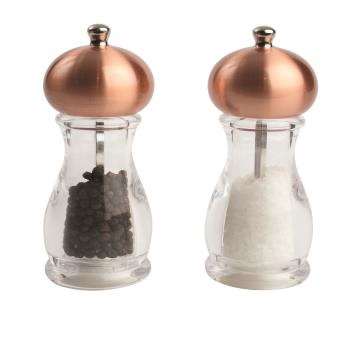 Image de MOULIN A POIVRE 'GLOBE' FINITION CUIVRE 7CL