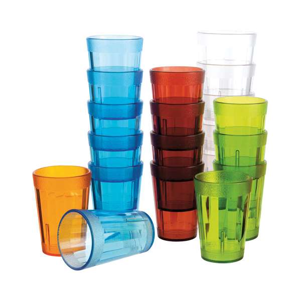 Image de GOBELET EMPILABLE FRAMBOISE LIME COPOLY25CL PAR 12