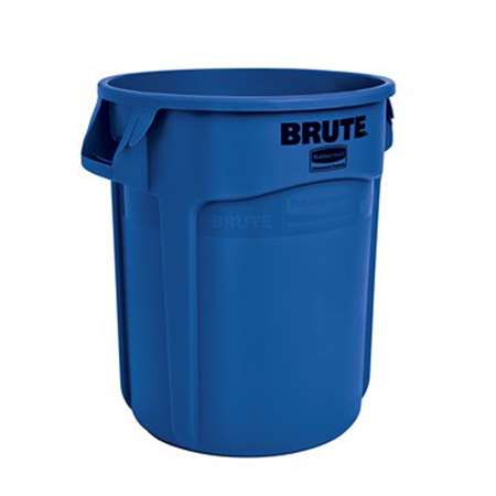 CONTENEUR BRUTE AVEC CONDUITS D'AERATION BLEU 121.1L