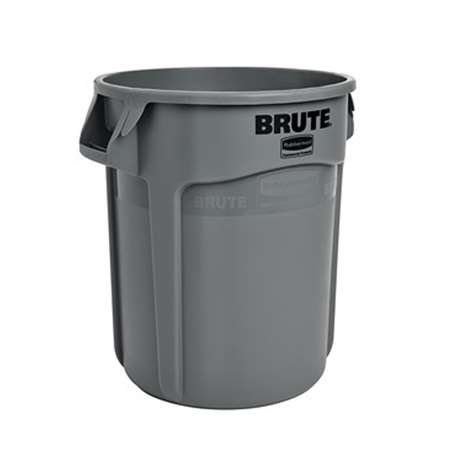 CONTENEUR BRUTE AVEC CONDUITS D'AERATION GRIS CLAIR 121.1L