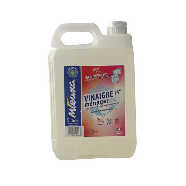 Image de VINAIGRE DE NETTOYAGE PUISSANT 14° 5L