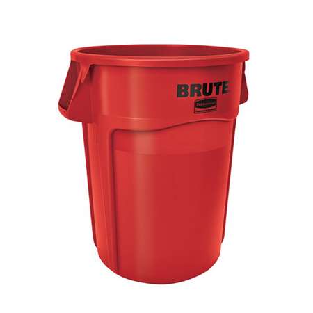 CONTENEUR BRUTE AVEC CONDUITS D'AERATION ROUGE 121.1L