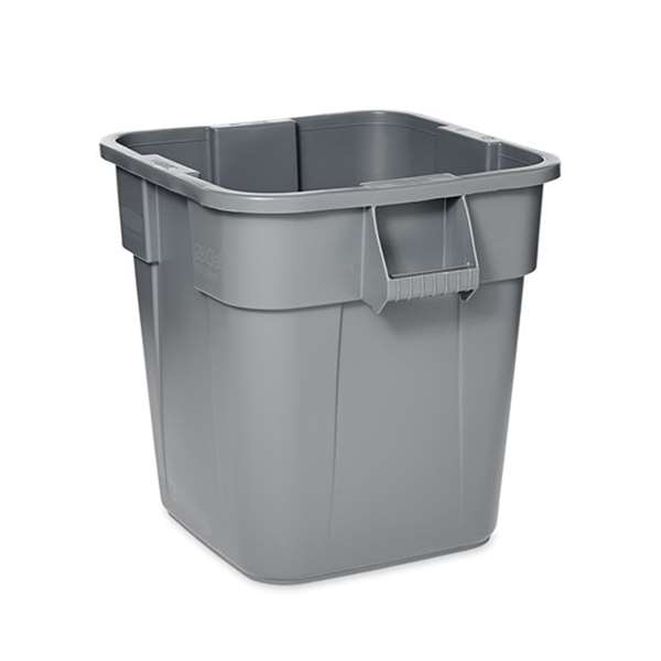 Image de CONTENEUR CARRE BRUTE GRIS CLAIR 106L