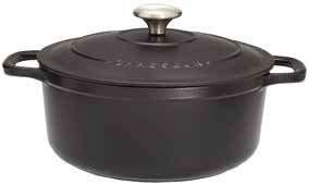 COCOTTE RONDE NOIR 6L 'LE CHASSEUR' DIAM.280MM