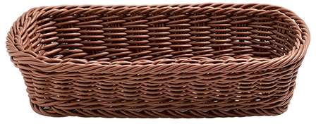 Image de CORBEILLE GN 1/3 'GAMME BUFFET' CHOCOLAT (FTS.325X176X65MM)