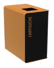 Image de BORNE TRI SELEC CART 75L +GLISSIERE GRIS/MARRON SANS SERRURE