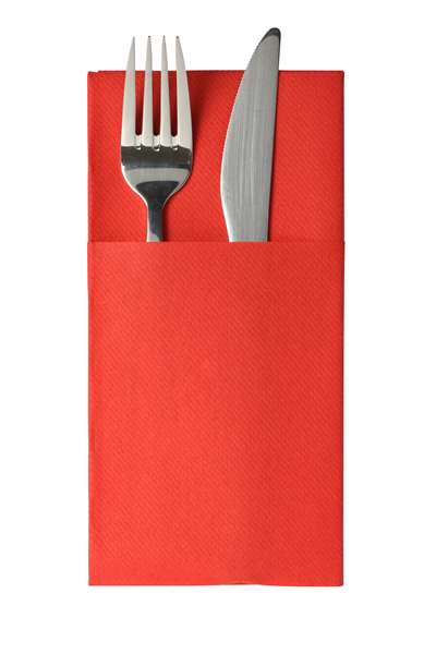 Image de POCHETTE LUNCH CELISOFT ROUGE 40X40CM X500