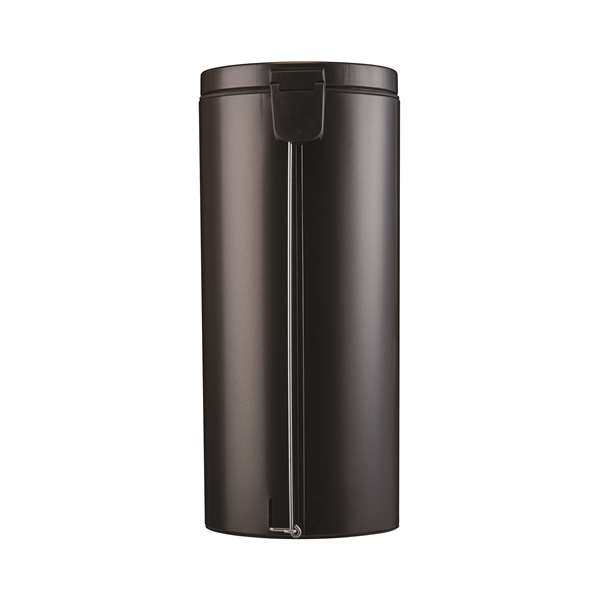 Image de POUBELLE A PEDALE METAL GRIS MANGANESE SANELIA 30L