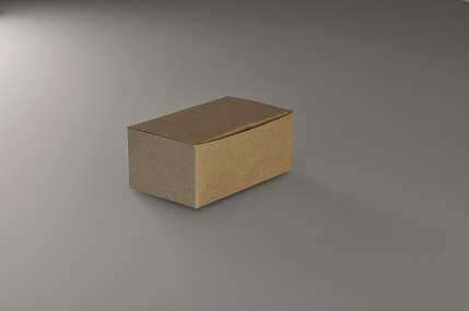 Image de BOITE TAKE AWAY 80 KRAFT BRUN (FTS144X85X60MM) X50