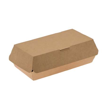 COQUE HAMBURGER 200 KRAFT BRUN (FTS240X135X75MM) X100