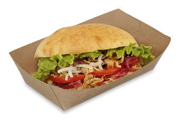 Image de BARQUETTE CARTON BRUN CAISSIPACK (FTS230X167X55MM)1100MLX250