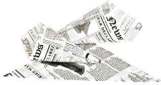 Image de CORNET A FRITES IMPRESSION 'JOURNAL' (FTS310X220MM) X1000