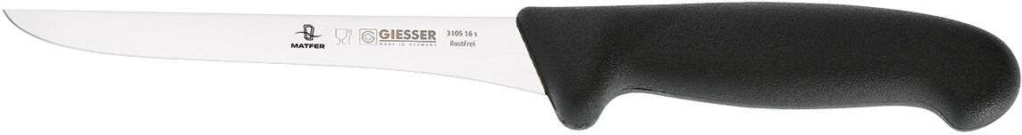 Image de COUTEAU A DESOSSER NOIR LONG.130MM