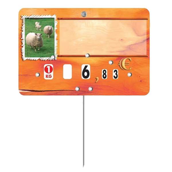 Image de ETIQUETTE PAPRIKA AGNEAU-MOUTON NEUTRE (FTS.12X8CM)X10