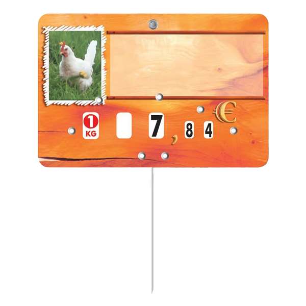 Image de ETIQUETTE PAPRIKA VOLAILLE-GIBIER NEUTRE (FTS.12X8CM)X10