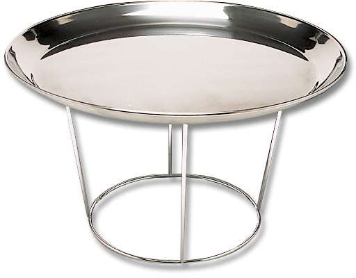 Image de SUPPORT PLATEAU FRUITS DE MER ACIER INOX (FTS.210X180MM)