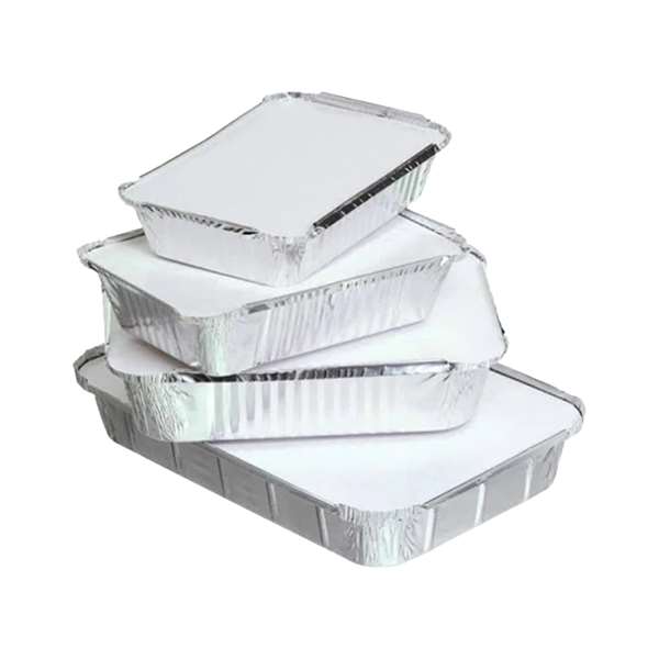 Image de BARQUETTE ALUMINIUM + COUVERCLE (FTS147X122X40MM) 500ML X100