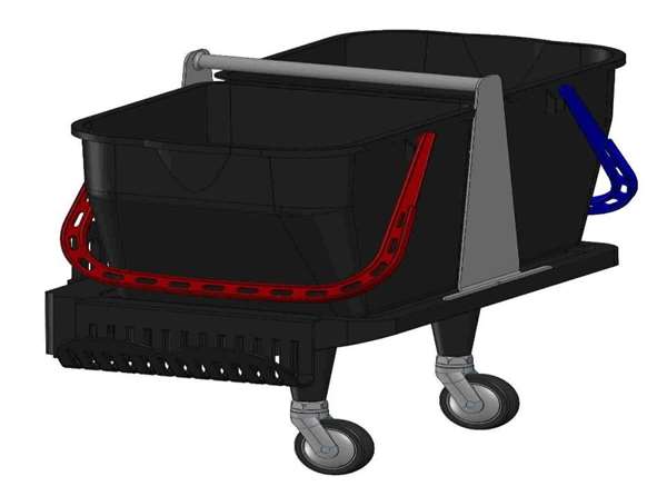 Image de PACK OFFICE DOUBLE SEAU 2X15L AVEC PRESSE A MACHOIRE