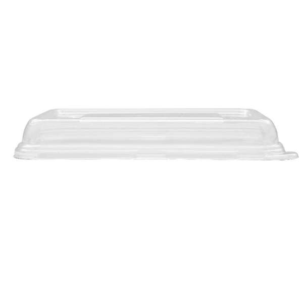 Image de COUVERCLE PET POUR BARQUETTE BAGASSE RECTANGULAIRE 710ML X50
