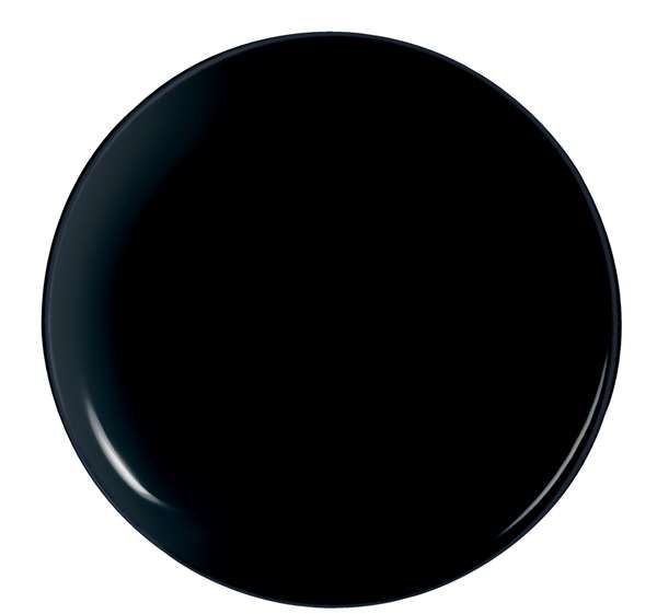 Image de ASSIETTE A PIZZA NOIRE DIAM.320MM