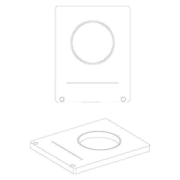 Image de EMPREINTE POTS TUSIPACK PET CENTRE DIAM.115MM