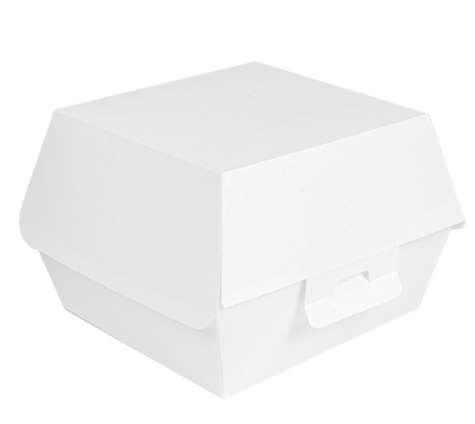 BOITE HAMBURGER CARTON BLANC THE PACK (FTS130X125X90MM) X50