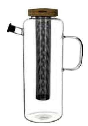Image de CARAFE INFUSEUR 'GUSTAVE' EN VERRE 120CL