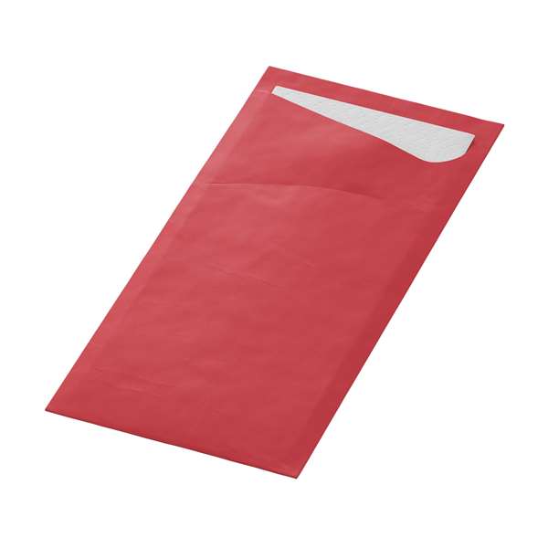 Image de SACCHETTO BORDEAUX SERVIETTE OUATE CREME 2P 33X33CM X500