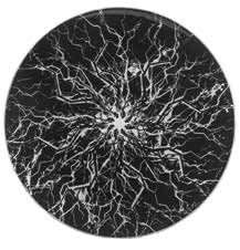 Image de ASSIETTE PLATE NOIRE 'NUIT D'ORAGE' DIAM.280MM