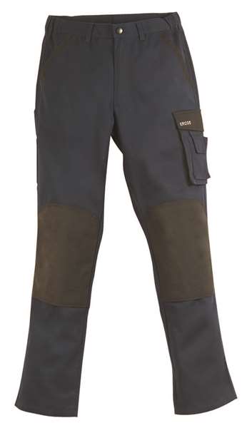 Image de PANTALON DE TRAVAIL ERGOS MARINE/NOIR POLY/COT 310GRS T1