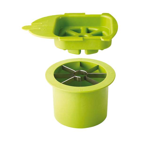 Image de OUTIL COUPE-POMME 8 QUARTIERS ET ETROGNEUR POUR PREP CHEF