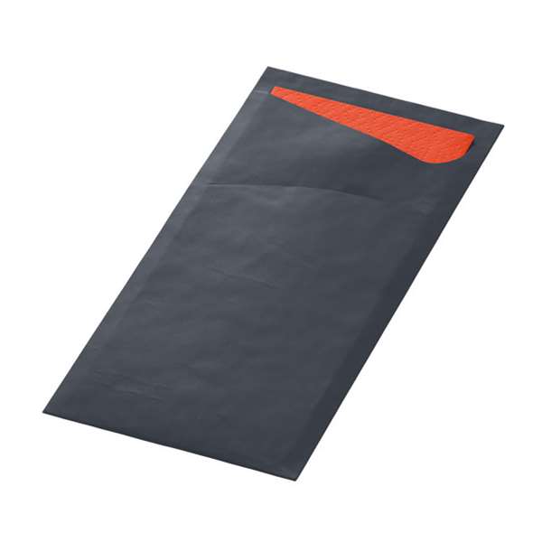 Image de SACCHETTO NOIR SERVIETTE OUATE SUN ORANGE 2P 33X33CM X500