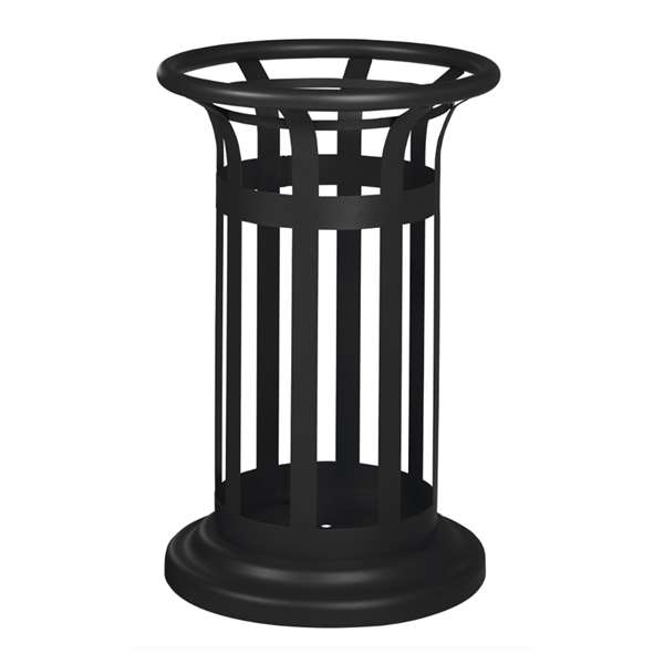 Image de CORBEILLE A POSER/FIXER TULIPE VIGIPIRATE 60L-GRIS MANGANE